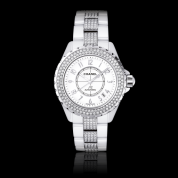 Chanel J12 White Ladies Diamonds