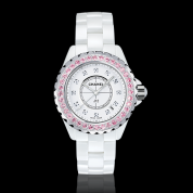 Chanel J12 White Ladies Pink Sapphire