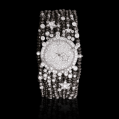 Chanel Jewellery Watch in 18-carat White Gold, Black Diamonds and Diamonds