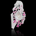 Chanel Jewellery Watch in 18-carat White Gold Pink Sapphires and Diamonds