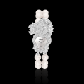 Chanel Jewellery Watch in 18k White Gold Cultured Pearls and Diamonds
