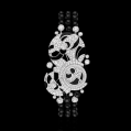 Chanel Jewellery Watch in 18k White Gold, Onyx and Diamonds