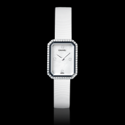 Chanel Premiere Ladies Rubber Steel and Diamonds