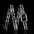 Chanel Premiere Ladies Triple Row Ceramic Steel Diamonds