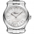 Chopard Happy Diamonds - Happy Sport  Medium Automatic Stainless Steel & Diamonds