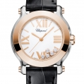 Chopard Happy Diamonds - Happy Sport Mini Watch 18-Carat Rose Gold, Stainless Steel & Diamonds