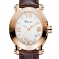 Chopard Happy Diamonds - Happy Sport Oval Watch 18-Carat Rose Gold & Diamonds