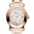 Chopard Happy Diamonds - Happy Sport Oval Watch 18-Carat Rose Gold & Diamonds