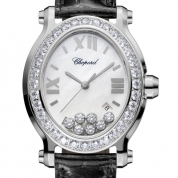 Chopard Happy Diamonds - Happy Sport Oval Watch Stainless Steel & Diamonds