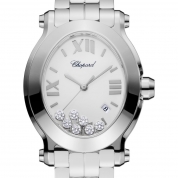 Chopard Happy Diamonds - Happy Sport Oval Watch Stainless Steel & Diamonds