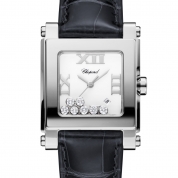 Chopard Happy Diamonds - Happy Sport Square Medium Watch Stainless Steel & Diamonds