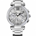 Chopard Imperiale Chrono 40 MM Watch  Stainless Steel, Amethysts & Diamonds