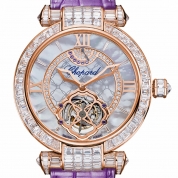 Chopard Imperiale Tourbillon 42 MM Watch 18-Carat Rose Gold, Amethysts & Diamonds