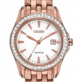 Citizen Eco-Drive Ladies Silhouette Crystal