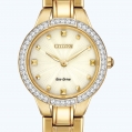 Citizen Eco-Drive Ladies Silhouette Crystal