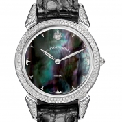 Cuervo y Sobrinos Historiador Ladies - Diamonds Black Mother-of-Pearl