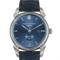Cuervo y Sobrinos Historiador Pequeños Segundos - Steel Blue Soleil, Superluminova