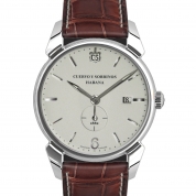 Cuervo y Sobrinos Historiador Pequeños Segundos - Steel White, Superluminova