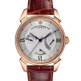 Cuervo y Sobrinos Historiador Retrógrado - Gold Argenté Dial