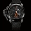 George Graham Chronofighter Ovesize Black Forest