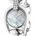 Gucci Diamond Horsebit Bracelet Stainless Steel Watch