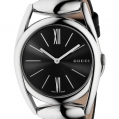 Gucci Horsebit Black Leather Watch