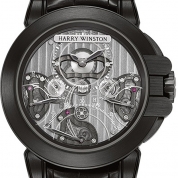 Harry Winston The Ocean Collection Triple Retrograde Chronograph Black Zalium 44 MM