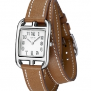 Hermes Cape Cod Barenia calfskin leaQuartz