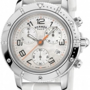 Hermes Clipper Chrono Quartz GM 36 MM