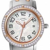 Hermes Clipper Ladies Quartz MM 28 MM
