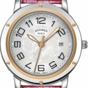 Hermes Clipper Ladies Quartz MM 28 MM