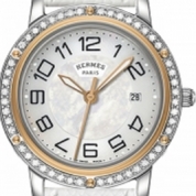 Hermes Clipper Ladies Quartz MM 28 MM