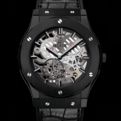 Hublot Classic Fusion Classico Ultra-thin Skeleton All Black 45MM