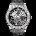 Hublot Classic Fusion Classico Ultra-thin Skeleton Titanium Diamonds 45MM