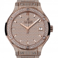 Hublot Classic Fusion King Gold Bracelet Full Pavé 38MM
