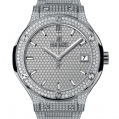 Hublot Classic Fusion Titanium Bracelet Full Pavé 38MM