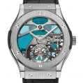Hublot Classic Fusion Tourbillon Titanium Blue Vitrail