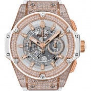 Hublot King Power Unico King Gold White Pavé