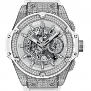 Hublot King Power Unico Titanium White Pavé