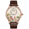 Jaquet Droz Les Ateliers D'Art Ladies Petite Heure Minute Carps 39 MM