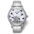 Jaquet Droz Les Ateliers D'Art Ladies Petite Heure Minute Relief Goats 41 MM