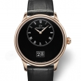Jaquet Droz Petite Heure Minute Grande Date Black Enamel 43 MM