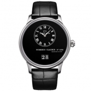 Jaquet Droz Petite Heure Minute Grande Date Black Enamel 43 MM