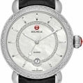 Michele CSX Elegance Diamond Dial Black Alligator Leather