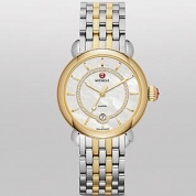Michele CSX Elegance Two-Tone Gold Diamond Dial