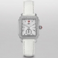 Michele Deco 16 Diamond White Alligator