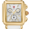 Michele Deco Signature Deco Gold Diamond Dial