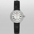 Michele Serein 12 Diamond Black Alligator Leather