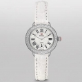 Michele Serein 12 Diamond White Alligator Leather