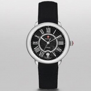 Michele Serein 16 Black Diamond Dial Black Grosgrain